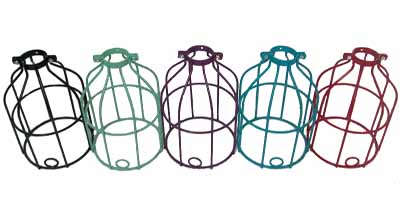 pendant lighting cage