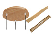 wooden pendant canopy